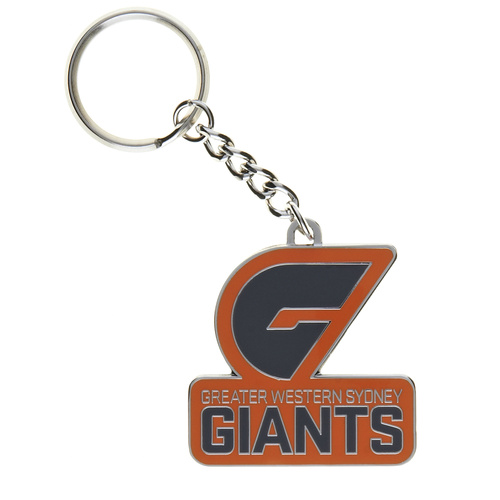 GWS Giants Logo Metal Keyring