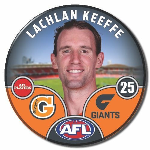 GWS Giants 2025 Player Pin Badge - KEEFFE