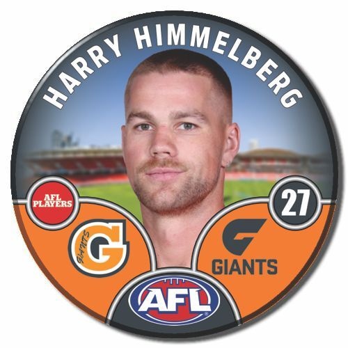 GWS Giants 2025 Player Pin Badge - HIMMELBERG