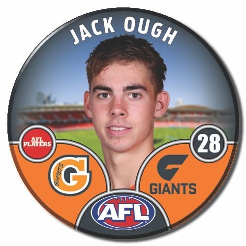 GWS Giants 2025 Player Pin Badge - OUGH