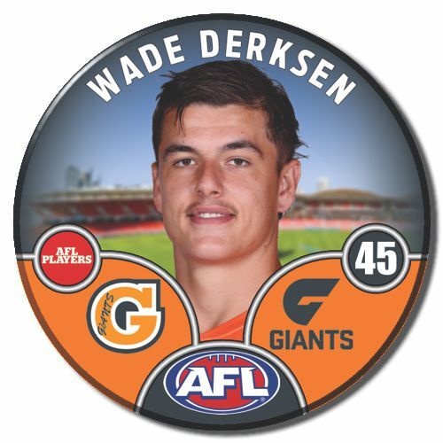 GWS Giants 2025 Player Pin Badge - DERKSEN