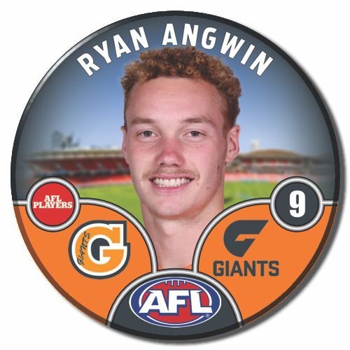 GWS Giants 2025 Player Pin Badge - ANGWIN