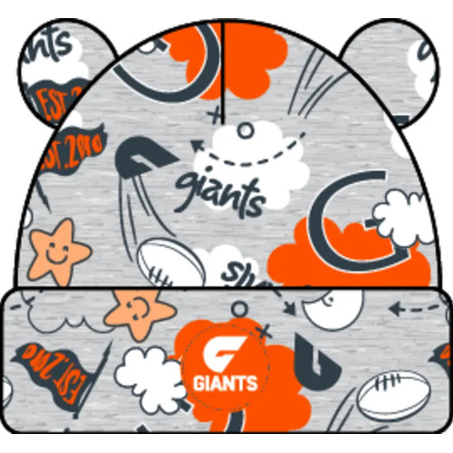 Greater Western Sydney Giants Baby Cloud Beanie