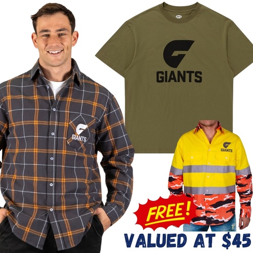 GWS Giants Dad Pack - FREE Shirt