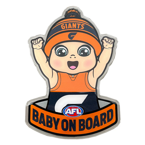 GWS Giants Baby on Board Decal