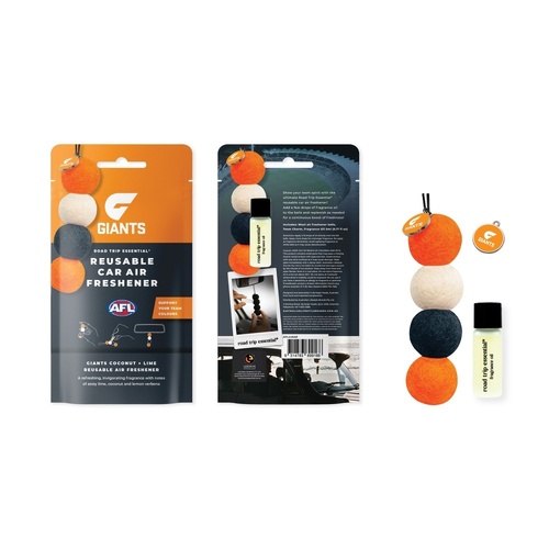 GWS Giants Reusable Car Air Freshener