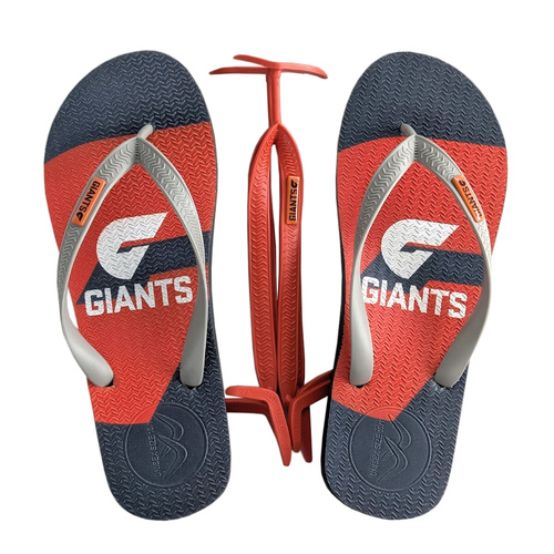 GWS Giants Boomerangz Thongs w/extra Straps
