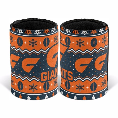 GWS Giants Christmas Stubby Holder