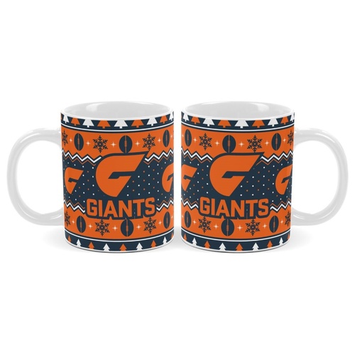 GWS Giants Christmas Coffee Mug
