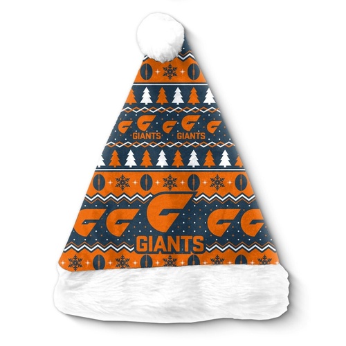 GWS Giants Christmas Santa Hat
