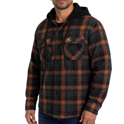 GWS Giants Highland Hooded Flannel Shirt