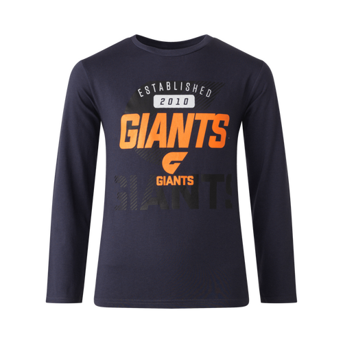 GWS Giants Youths Long Sleeve T-Shirt