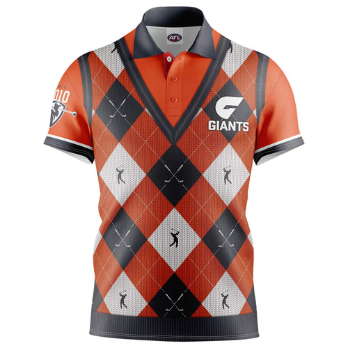 GWS Giants Golf Polo Shirt