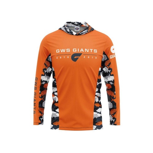 GWS Giants Youths Hooded Fishing Shirt