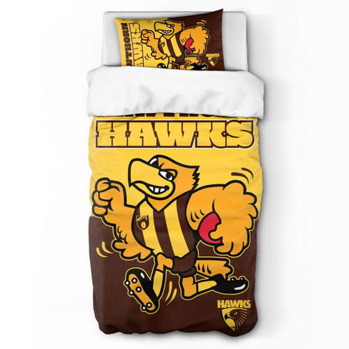 Hawthorn Hawks Single Doona Cover