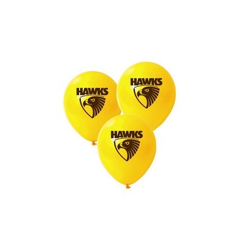 Hawthorn Hawks Printed Balloons