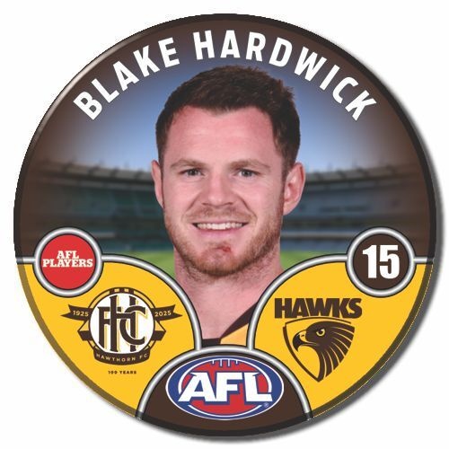 Hawthorn Hawks 2025 Player Pin Badge - HARDWICK