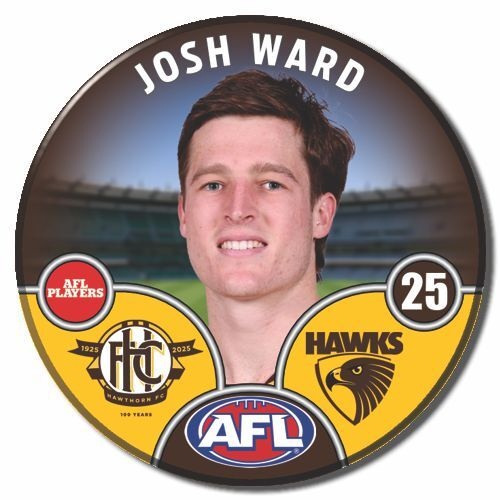 Hawthorn Hawks 2025 Player Pin Badge - WARD
