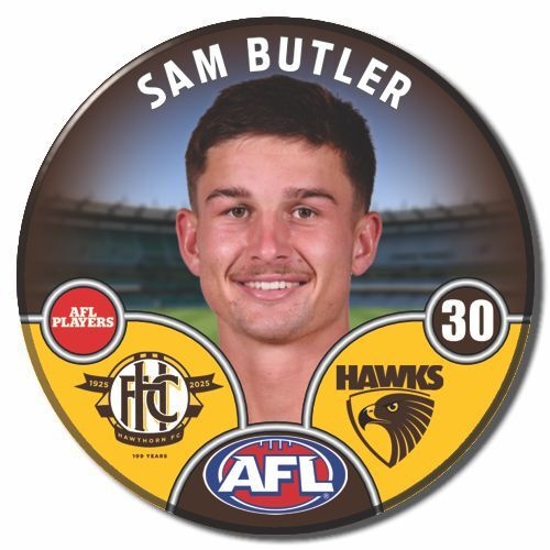Hawthorn Hawks 2025 Player Pin Badge - BUTLER