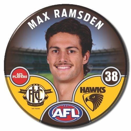 Hawthorn Hawks 2025 Player Pin Badge - RAMSDEN