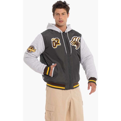 Hawthorn Hawks Mens Patchwork Bomber Jacket