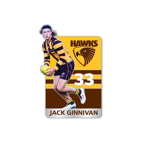 Hawthorn Jack Ginnivan Player Pin