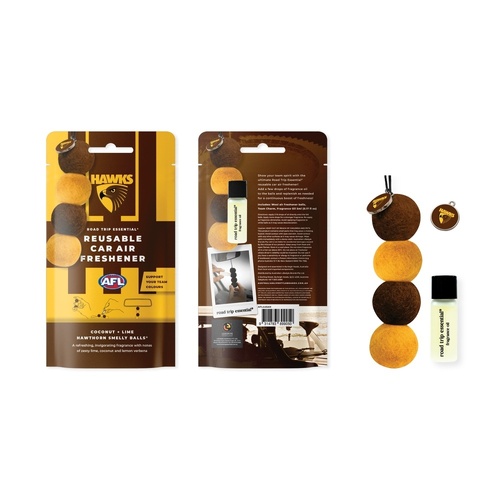 Hawthorn Hawks Reusable Car Air Freshener