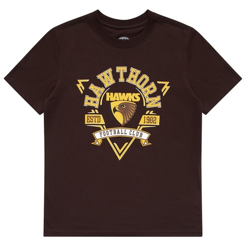 Hawthorn Hawks Youths Banner Tee