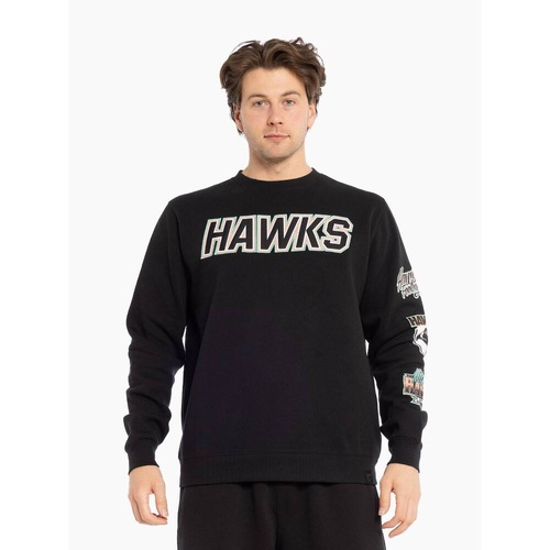 Hawthorn Hawks Mens Multi Logo Crew