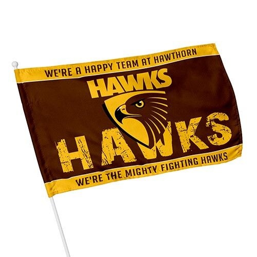 Hawthorn Hawks Kids Supporter Flag