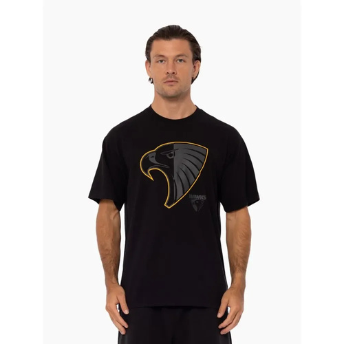 Hawthorn Hawks Mens Two-Tone Logo Tee