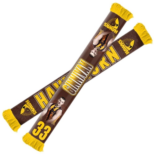Hawthorn Hawks Jack Ginnivan Player Scarf