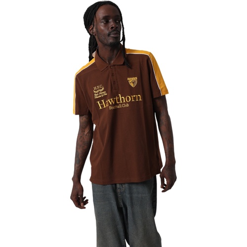Hawthorn Hawks Mens Multi Logo Polo