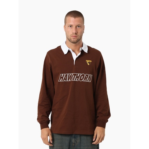 Hawthorn Hawks Unisex Long Sleeve Polo