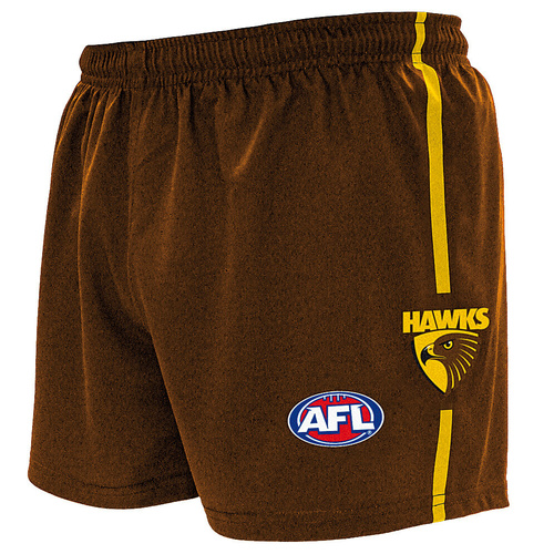Hawthorn Hawks Mens Logo Footy Shorts