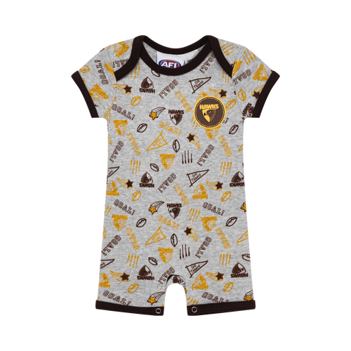Hawthorn Hawks Babies Short Bodysuit
