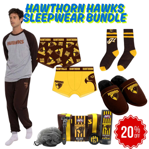Hawthorn Hawks Mens Sleepwear Value Bundle