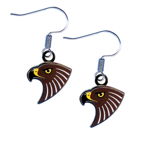 Hawthorn Hawks Colour Logo Earrings