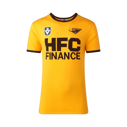 Hawthorn Hawks Mens HFC Gold Throwback Tee
