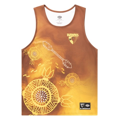 Hawthorn Hawks Indigenous Mens Training Singlet