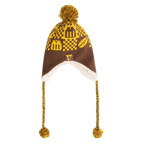Hawthorn Hawks Sherpie Beanie