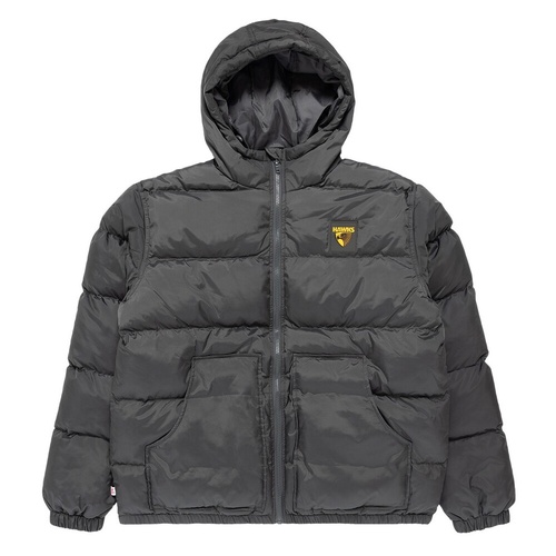 Hawthorn Hawks Mens Hooded Puffa Jacket