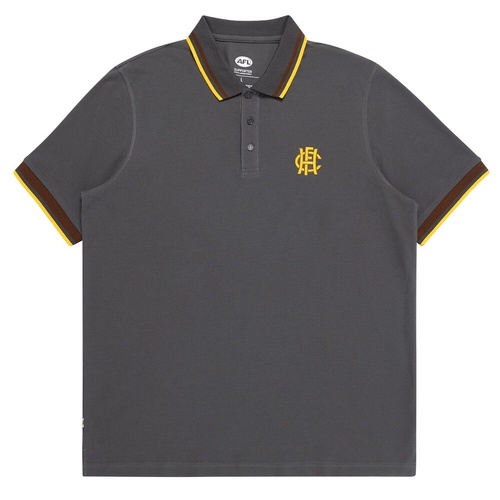 Hawthorn Hawks Mens Cotton Pique Polo