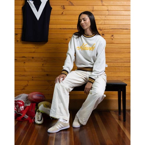 Hawthorn Hawks Womens Script Crew Top