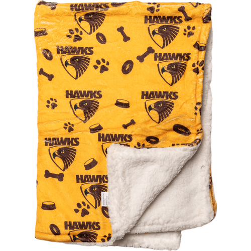 Hawthorn Hawks Dog Blanket