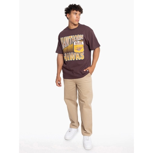Hawthorn Hawks Mitchell & Ness Inline Stack Tee