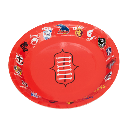 AFL All Team Party Plates Pkt 25