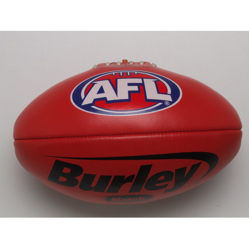 Leather Red Football Size 3 - Match