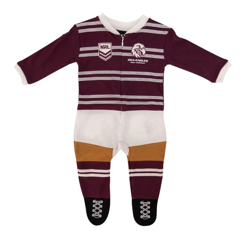 Manly Warringah Sea Eagles Baby Footysuit Onesie