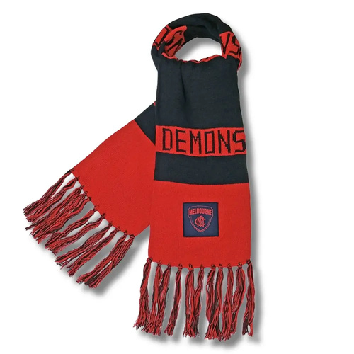 Melbourne Demons Traditional Bar Scarf
